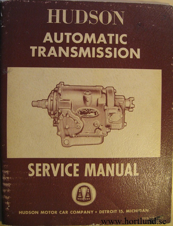 1954 Hudson Automatic Transmission Service Manual
