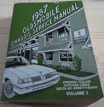 1987 Oldsmobile Firenza, Calais, Cutlass Ciera, Delta 88 and Ninety Eight Chassis Service Manual Volume 1