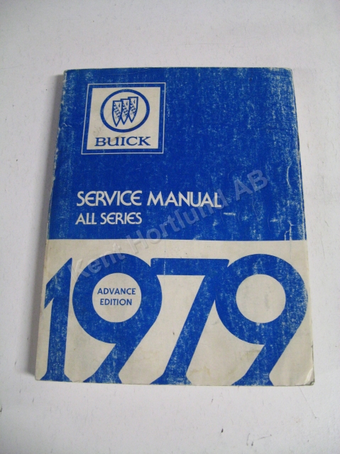 1979  Buick Service manual advance edition