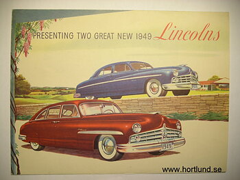 1949 Lincoln broschyr, Presenting two great...