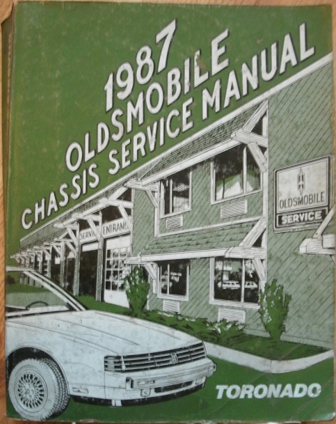 1987 Oldsmobile Toronado Chassis Service Manual