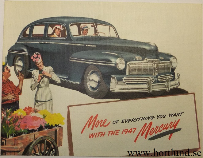 1947 Mercury broschyr original