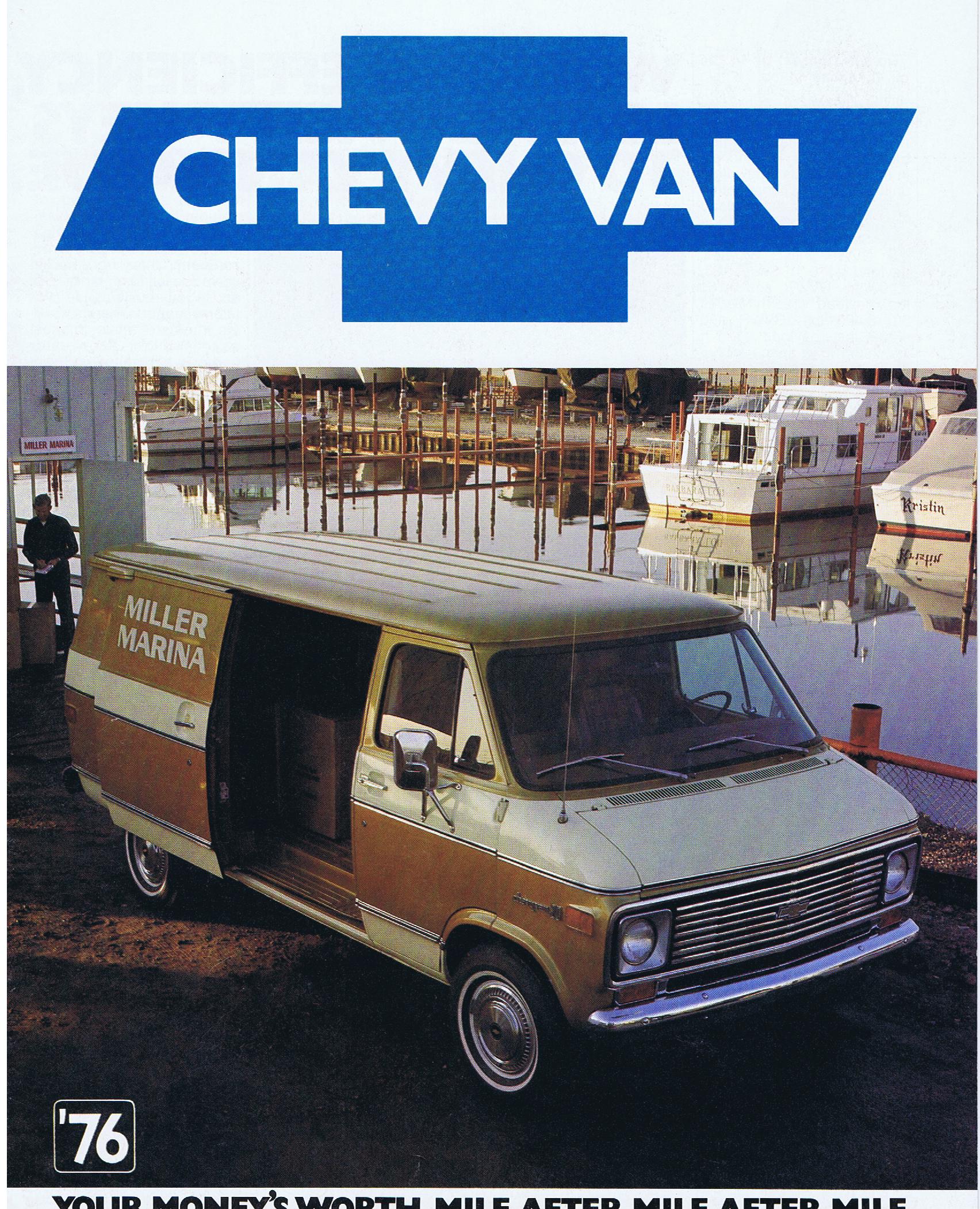 1976 Chevrolet Chevy Van Broschyr