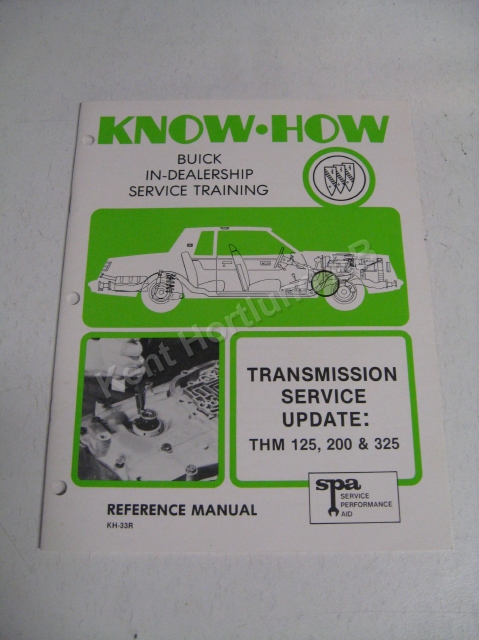 1980 Buick in dealership service training