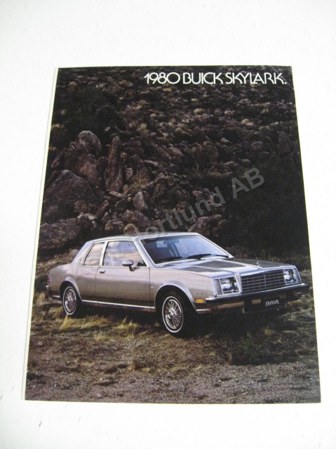 1980 Buick Skylark Försäljningsbroschyr
