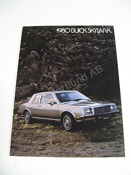 1980 Buick Skylark Försäljningsbroschyr