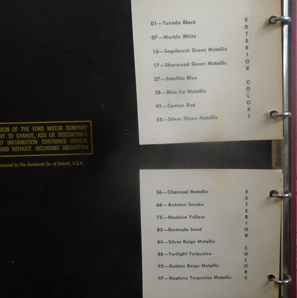 1959 Mercury Dealer Album - 4