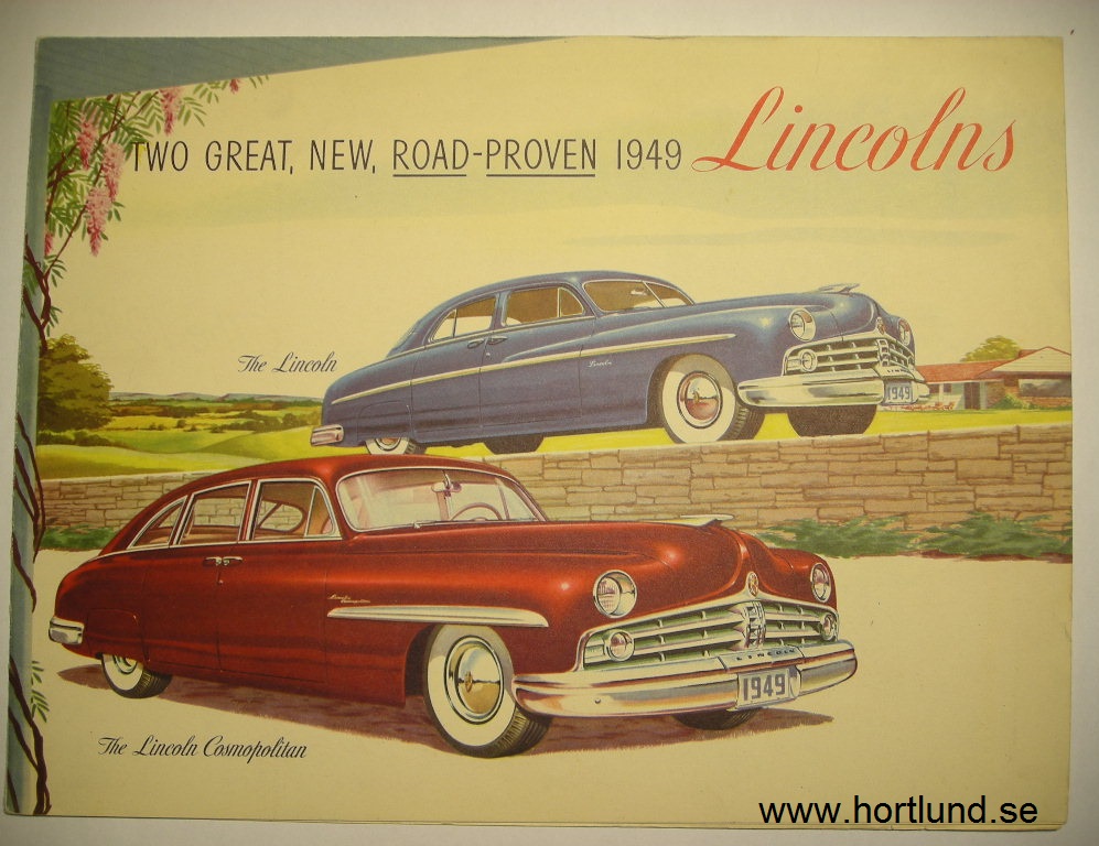 1949 Lincoln broschyr, Two great, new...