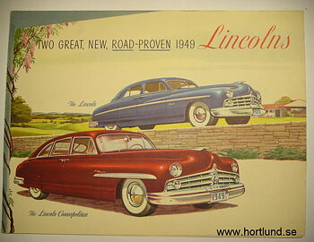 1949 Lincoln broschyr, Two great, new...