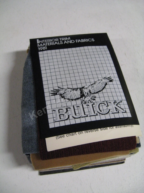 1981 Buick Inredning och textiler