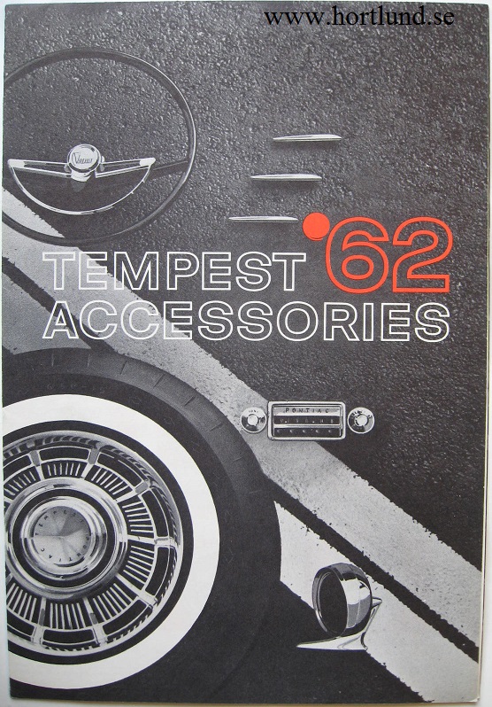 1962 Pontiac Tempest Accessories broschyr