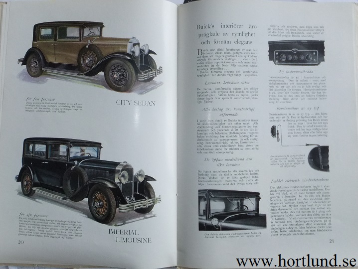 1929 Buick Lyxbroschyr svensk - 4