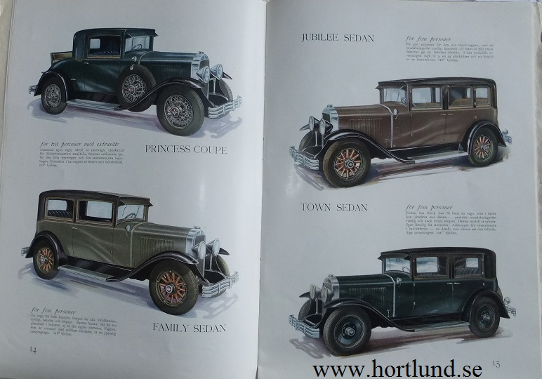 1929 Buick Lyxbroschyr svensk - 2
