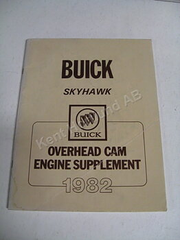 1982 Buick Skyhawk overhead cam engine supplement