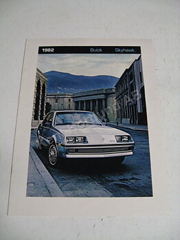 1982 Buick Skyhawk Försäljningsbroschyr