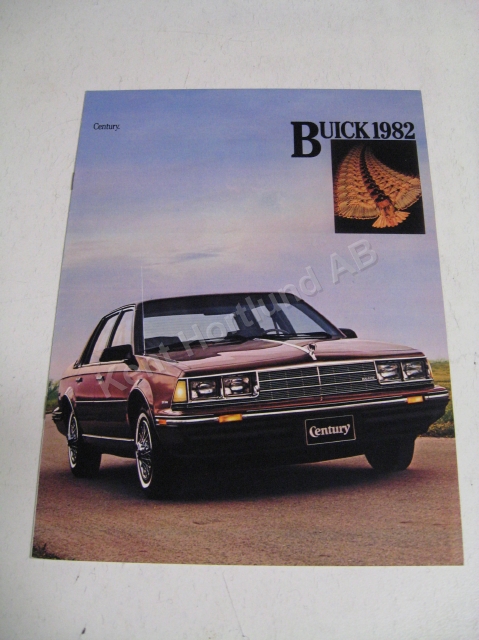 1982 Buick Century Försäljningsbroschyr