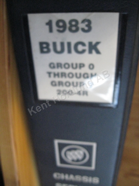 1983 Buick Chassis Service Manual
