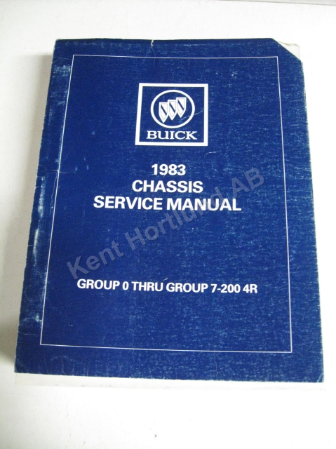 1983 Buick Chassis service manual