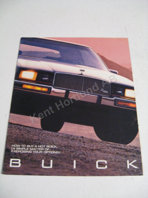 1987 Buick Försäljningsbroschyr