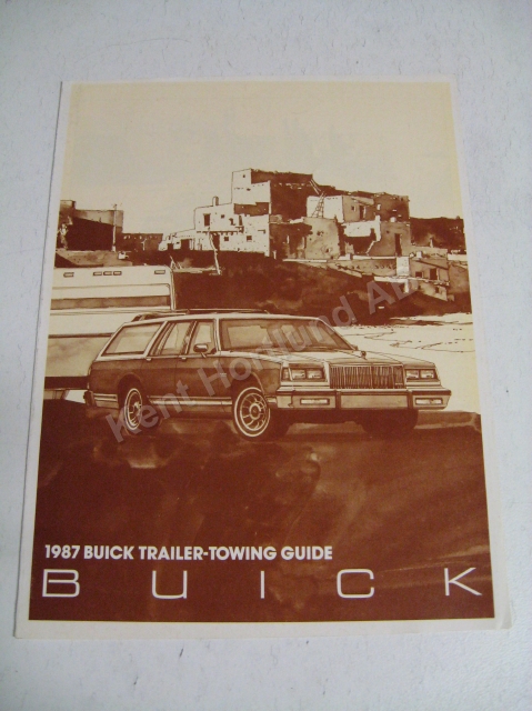 1987 Buick trailer-towing guide