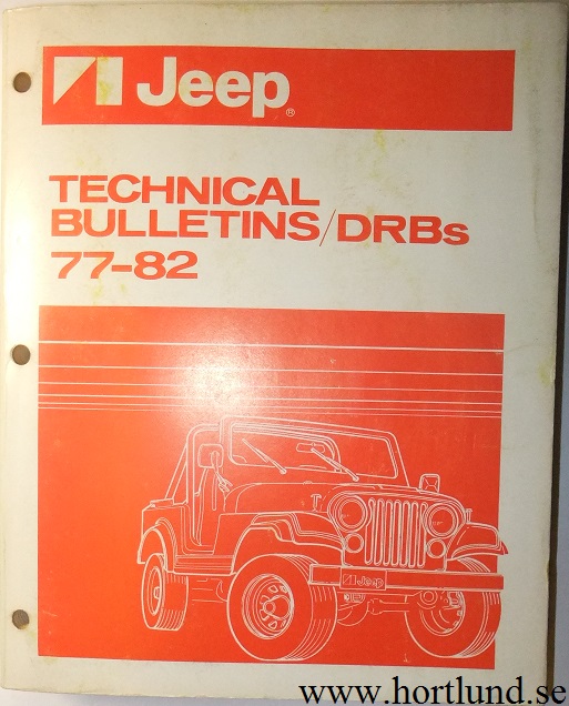 1977-1982 Jeep Technical Bulletins