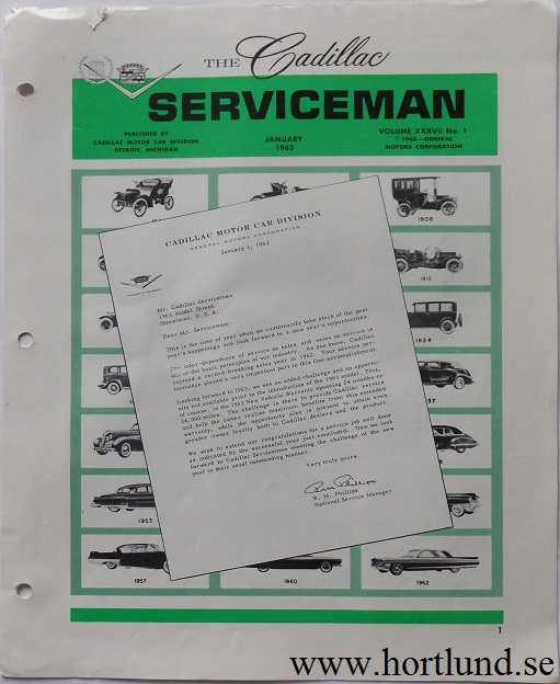 1963 Cadillac Serviceman January