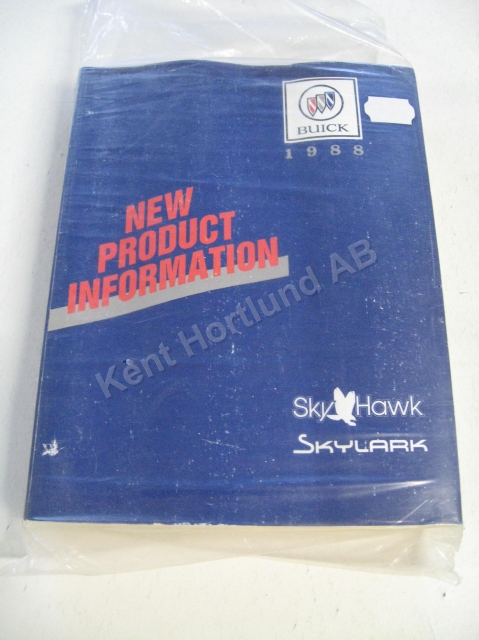 1988 Buick Sky Hawk, Skylark new product information