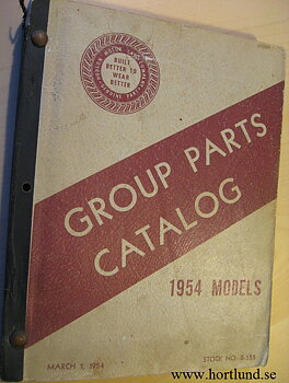 1954 Hudson Group Parts Catalog
