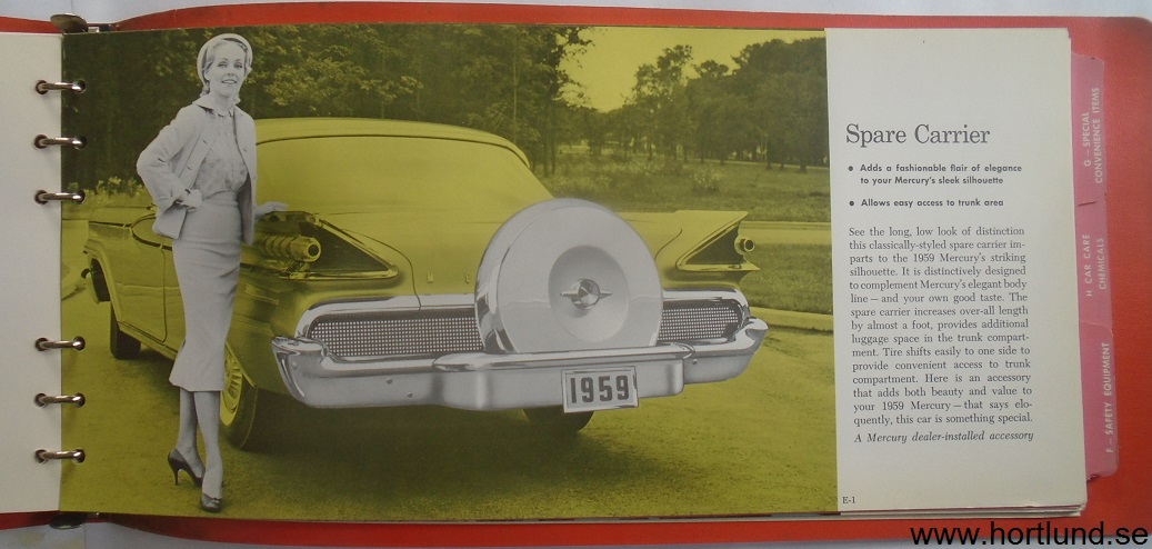 1959 Mercury Accessories Catalog - 3