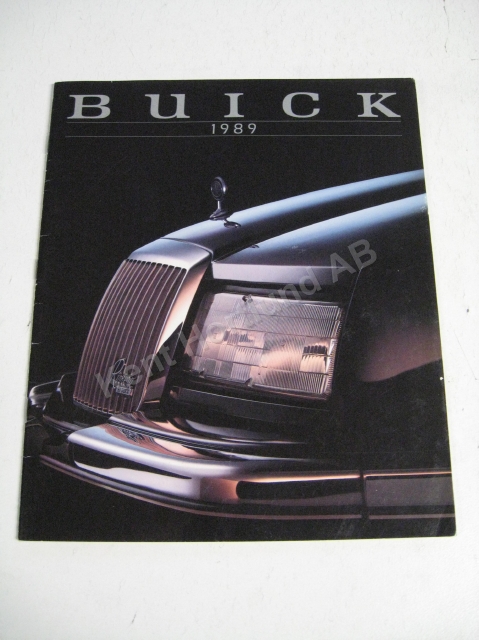 1989 Buick Försäljningsbroschyr