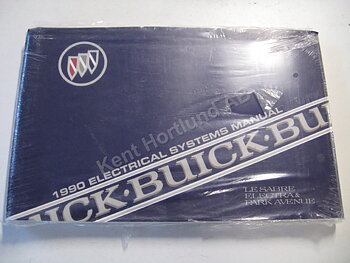 1990 Buick Lesabre, Electra, Park avenue Electrical system manual