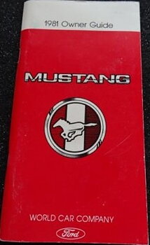 1981 Ford Mustang Owner's Manual