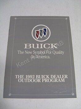 1992 Buick Försäljningsfolder