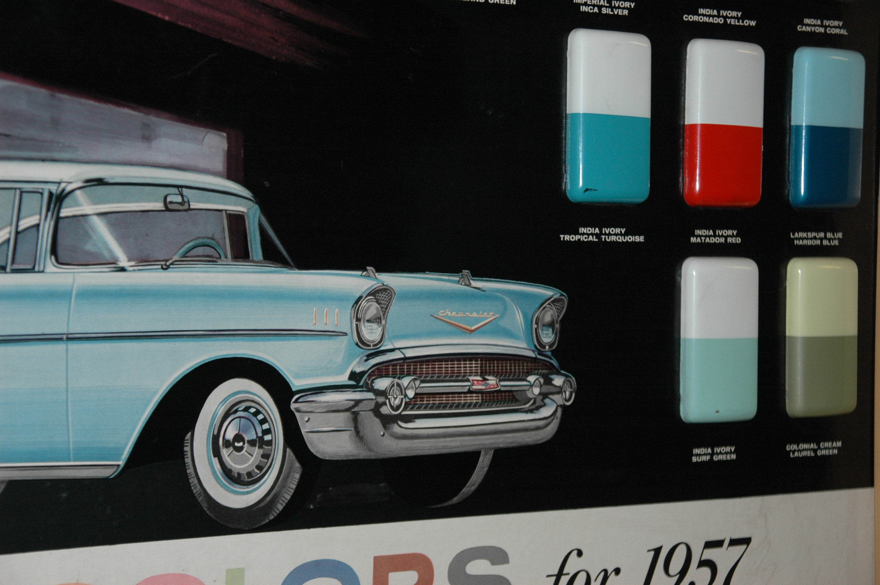 1957 Chevrolet Showroom-tavla