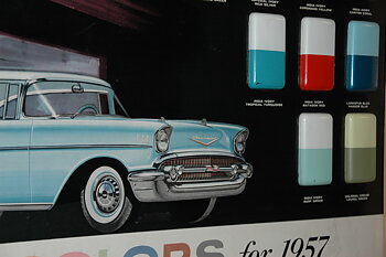 1957 Chevrolet Showroom-tavla