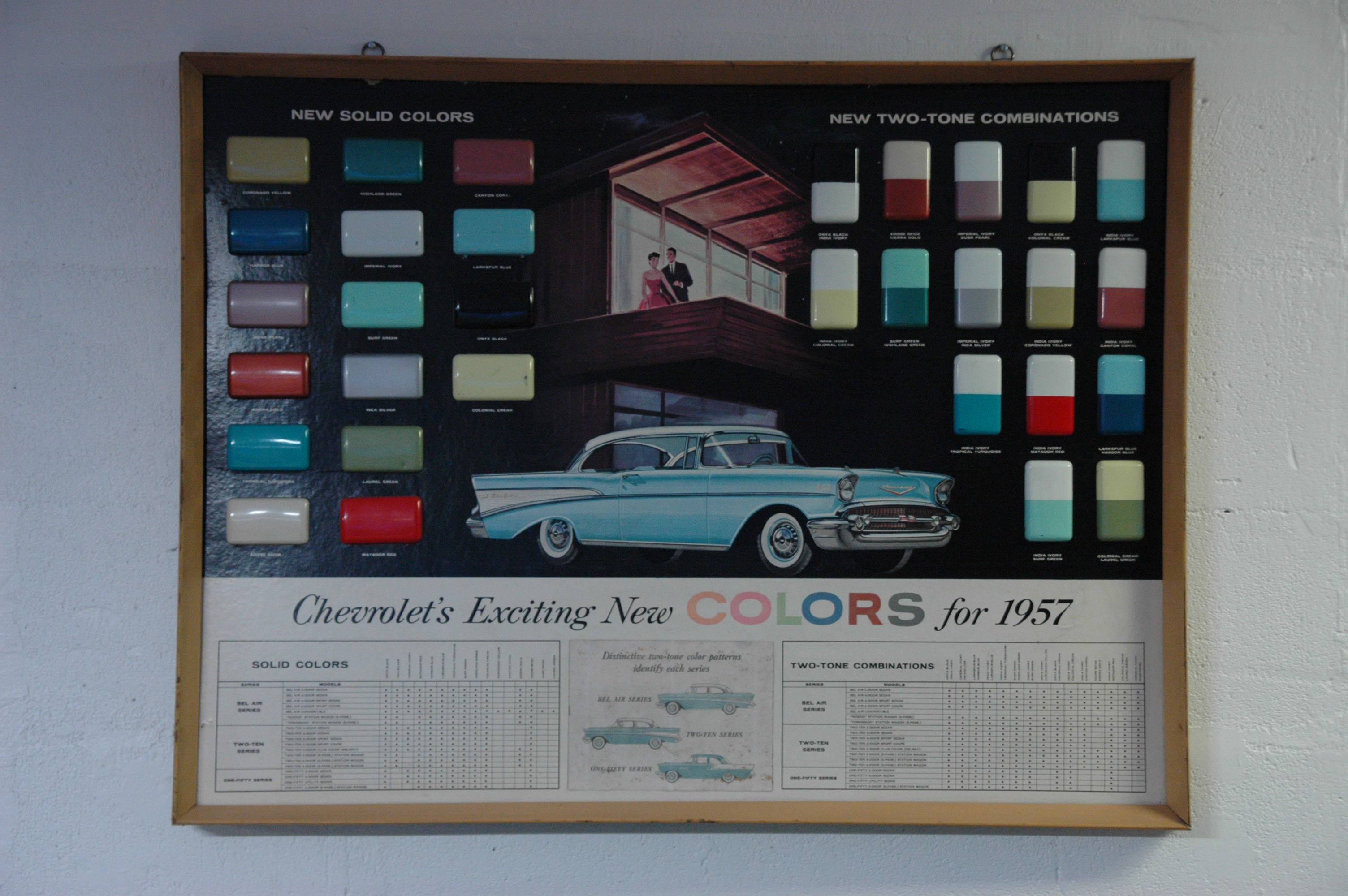 1957 Chevrolet Showroom-tavla - 2