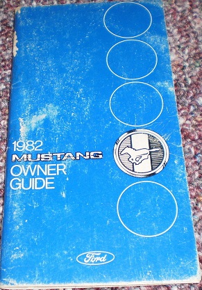 1982 Mustang Owner's Manual