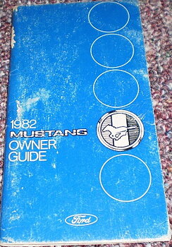 1982 Mustang Owner's Manual