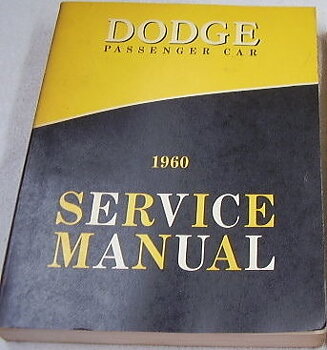 1960 Dodge Service Manual