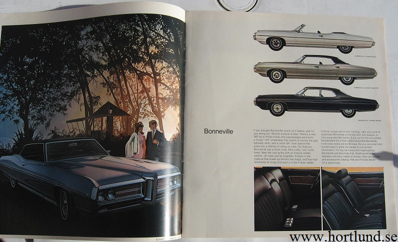 1969 Pontiac stor broschyr - 2