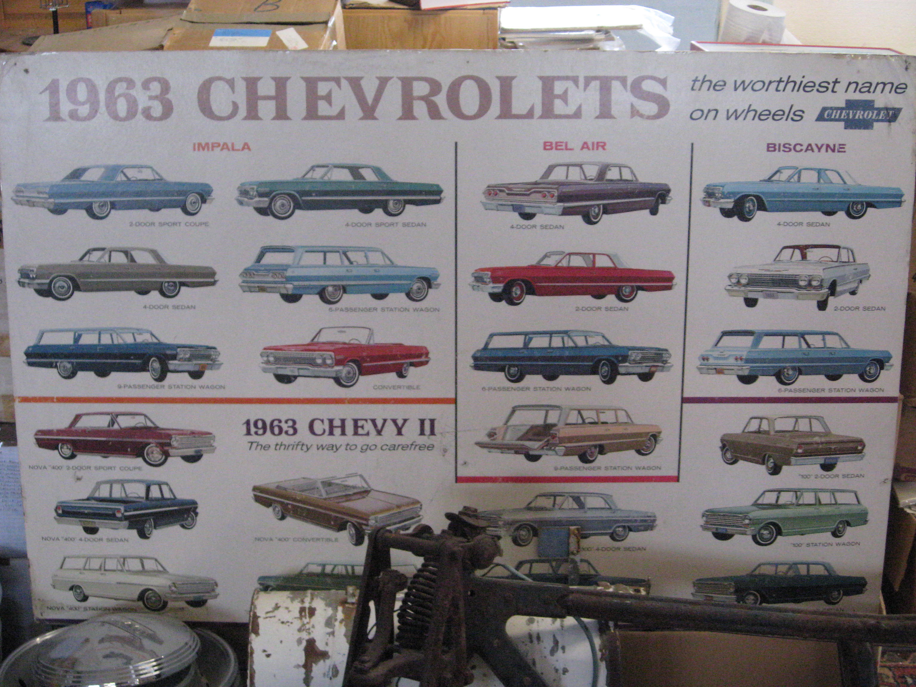 1963 Chevrolet Showroom-tavla