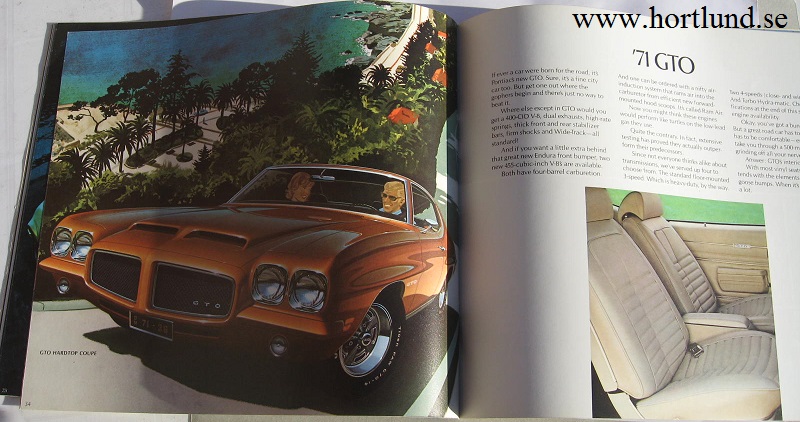 1971 Pontiac alla modeller lyxbroschyr - 3