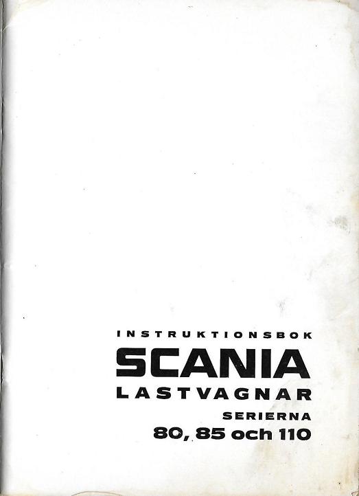 1968 Scania L 80, L 85, L 110 Instruktionsbok - 2