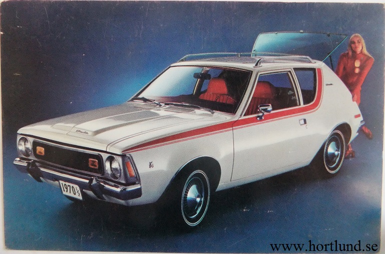 1970 AMC Gremlin vykort