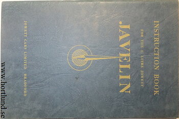 1951 Jowett Javelin Instruction Book