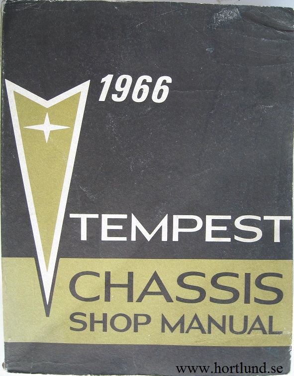 1966 Pontiac Tempest, Le Mans, GTO Chassis Shop Manual
