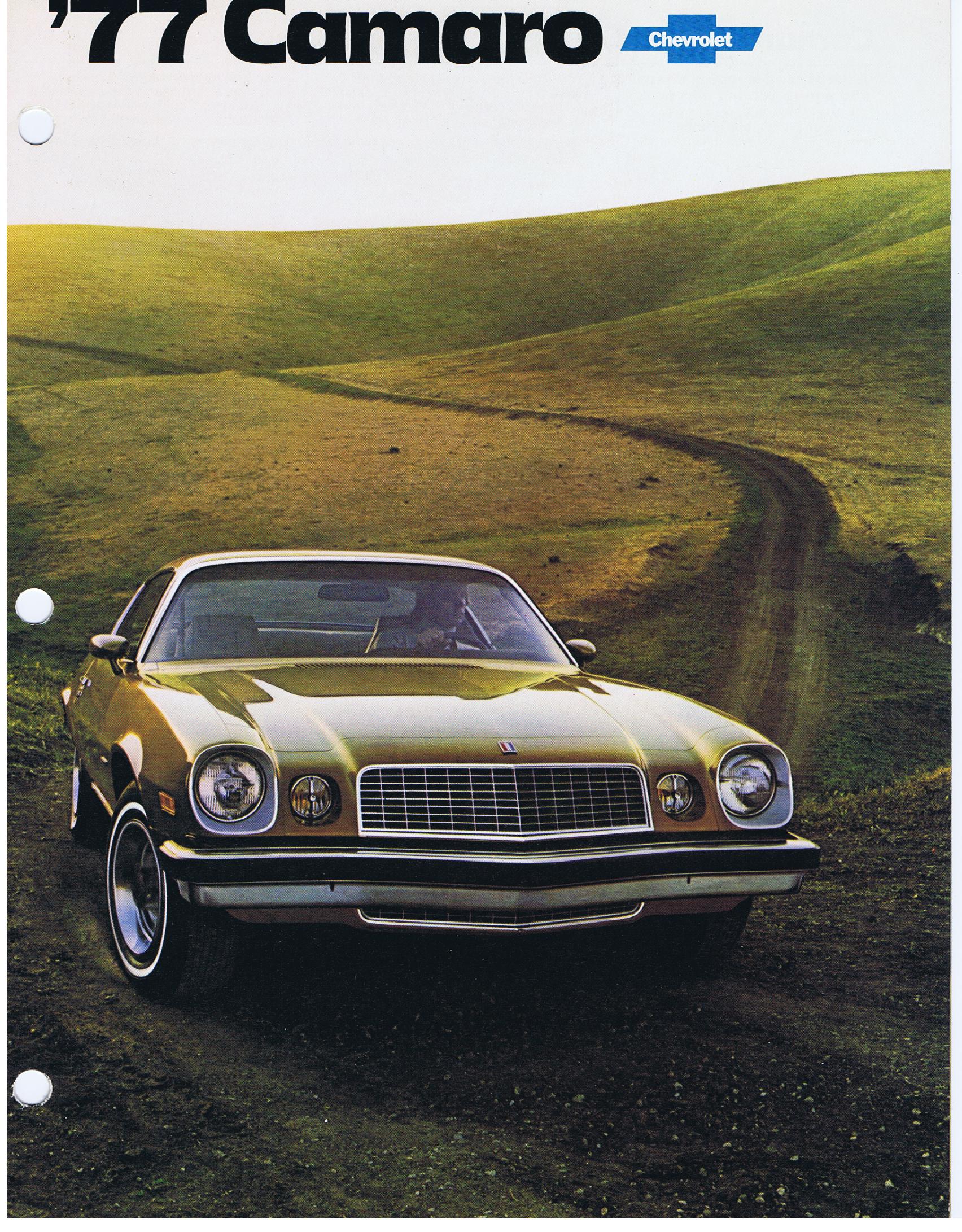 1977 Chevrolet Camaro Broschyr