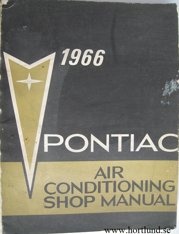 1966 Pontiac Air Conditioning Shop Manual original