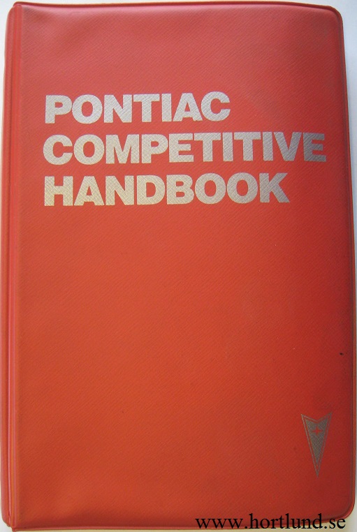 1980 Pontiac Competitive Handbook alla modeller