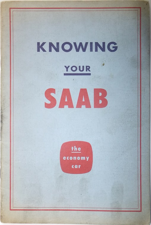 1956 SAAB 93 Instruktionsbok